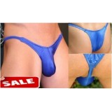 男士前凸性感三角內褲(藍)