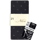 【Etaly】kenabo全彈性中統緹花襪3款緹花-愛心